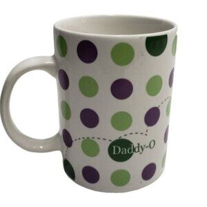 Starbucks 2004 Golf Daddy O Fore Birdie Mug Polka Dot 16 Ounce Father's Day